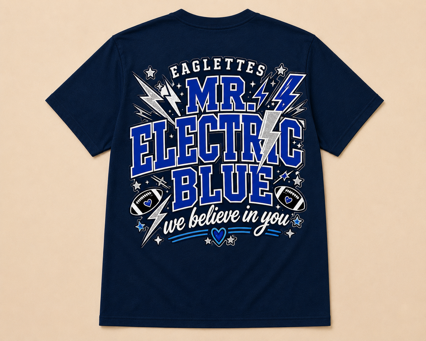 Mr. Electric Blue Eaglettes Tee