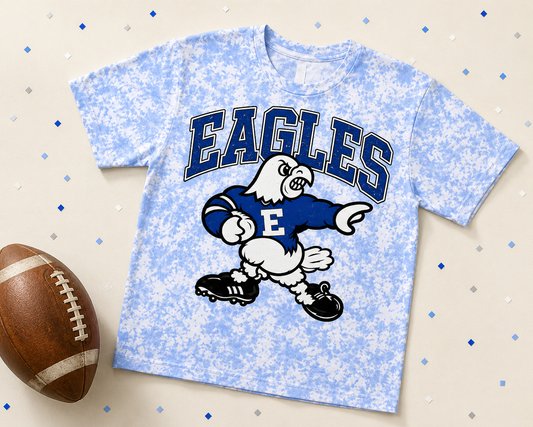 Youth Eagles Mascot Tie-Dye Tee