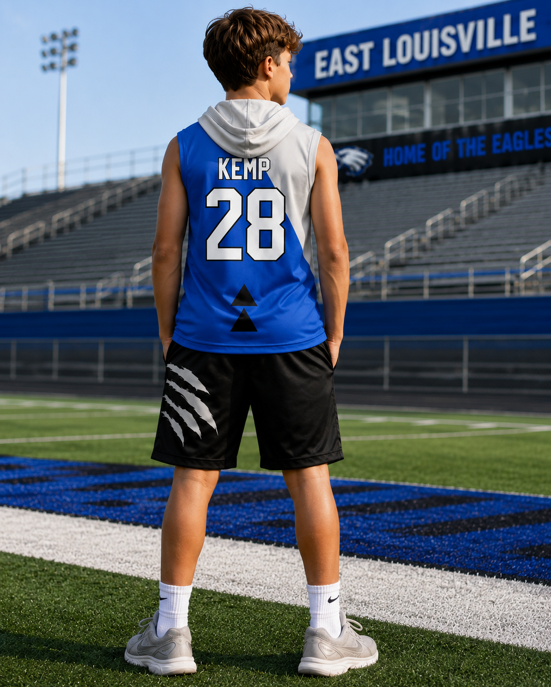 ELS Flight Collection Performance Hooded Tank & Shorts Set