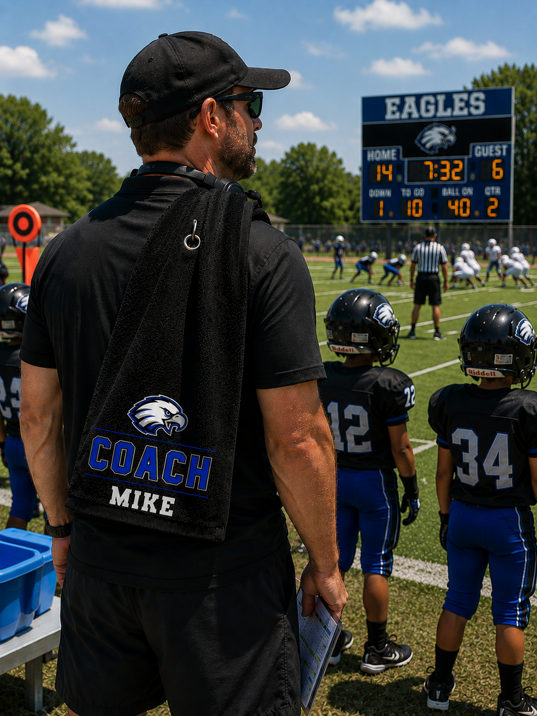 Personalized Football Performance Towel