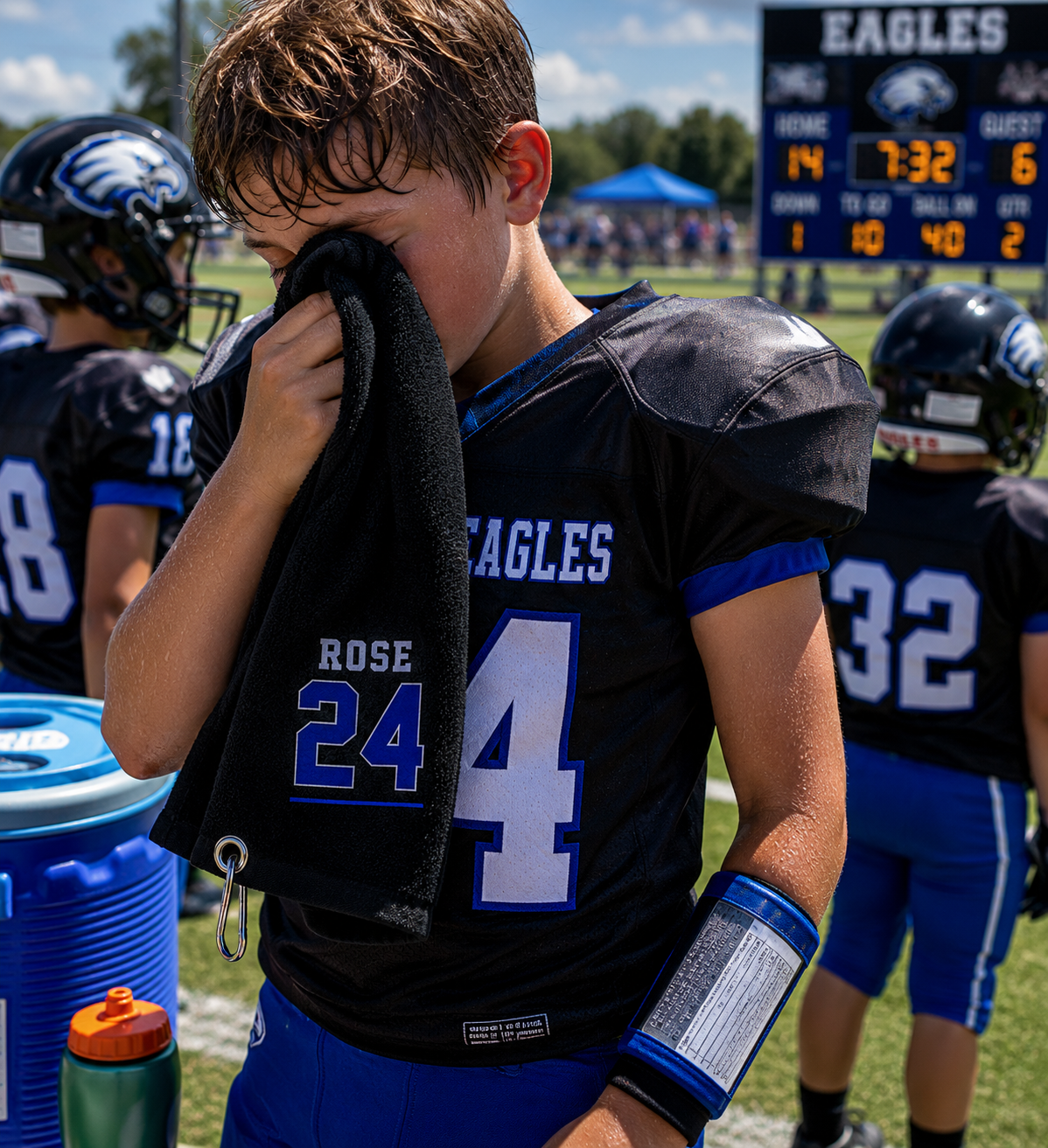 Personalized Football Performance Towel