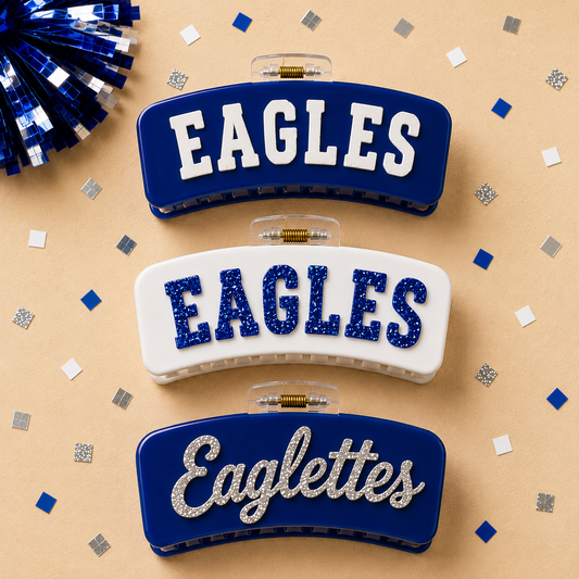 Game Day Acrylic Hair Claw Clip