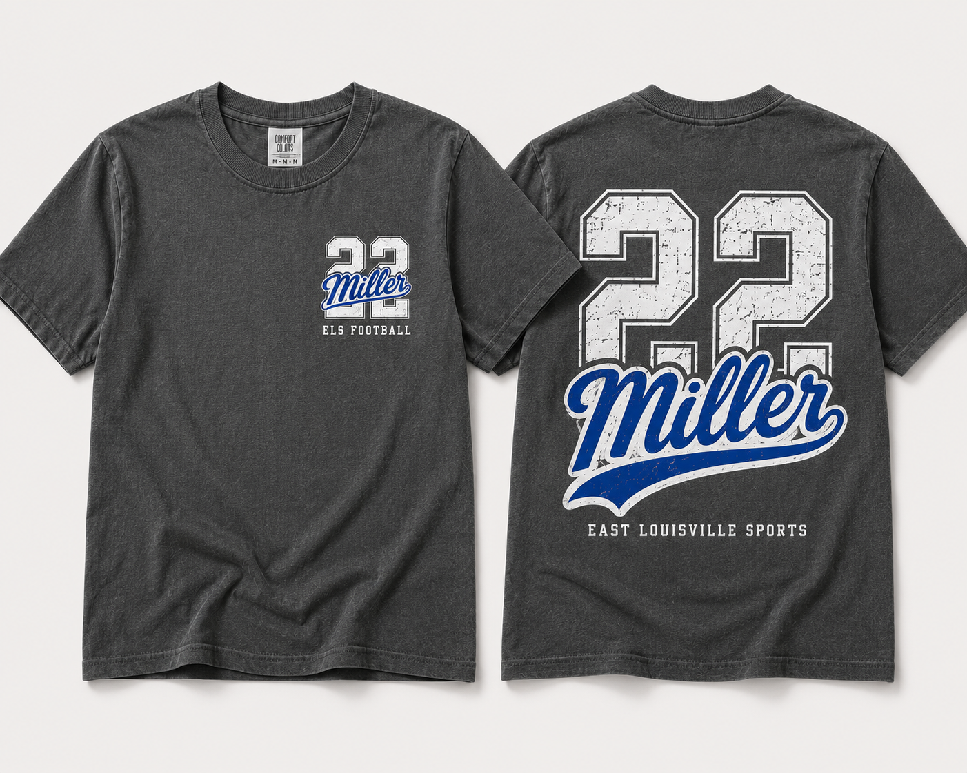 Personalized Varsity Player Tee & Crewneck