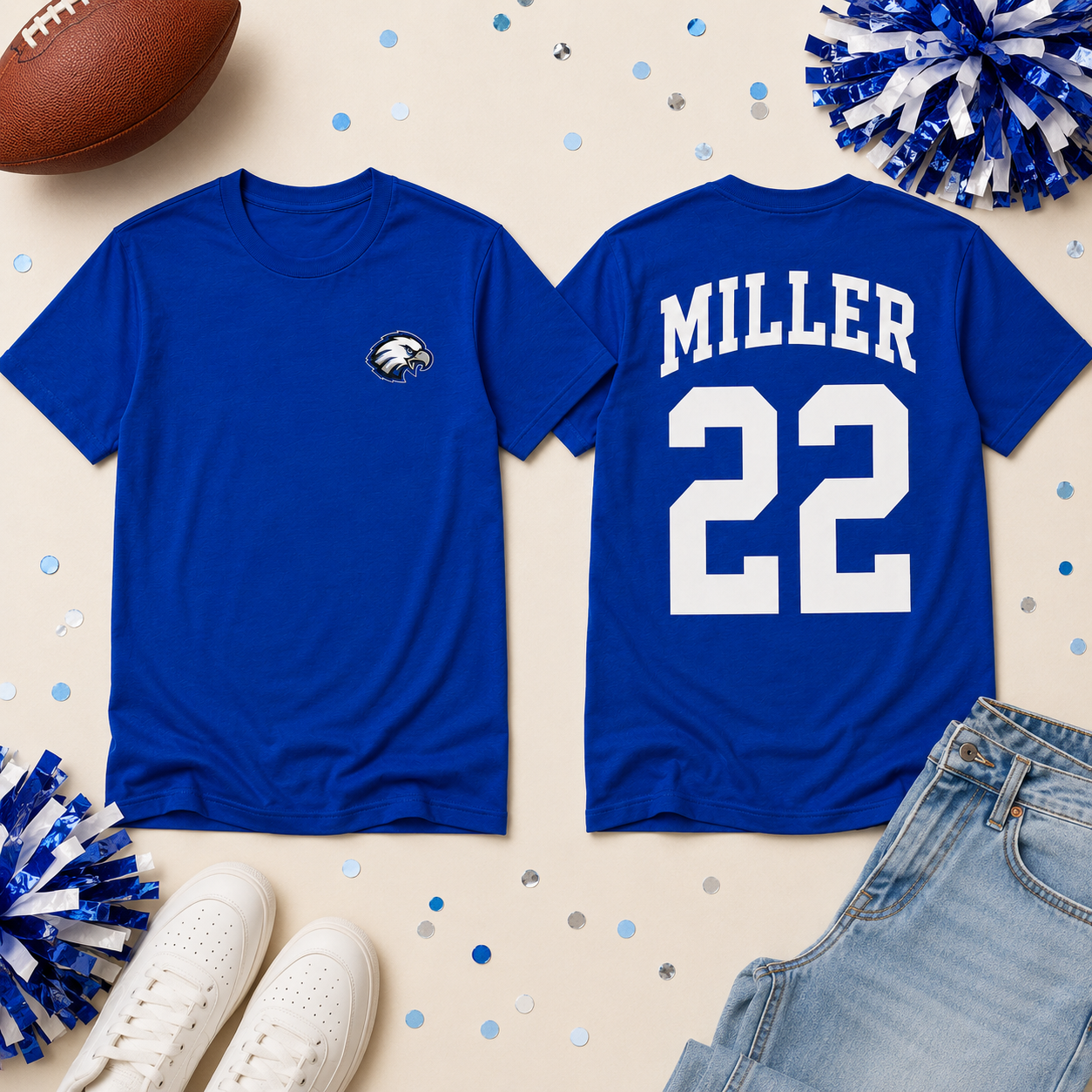 Personalized ELS Game Day Tee | Custom Name & Number Spirit Shirt *PERSONALIZATION INCLUDED*
