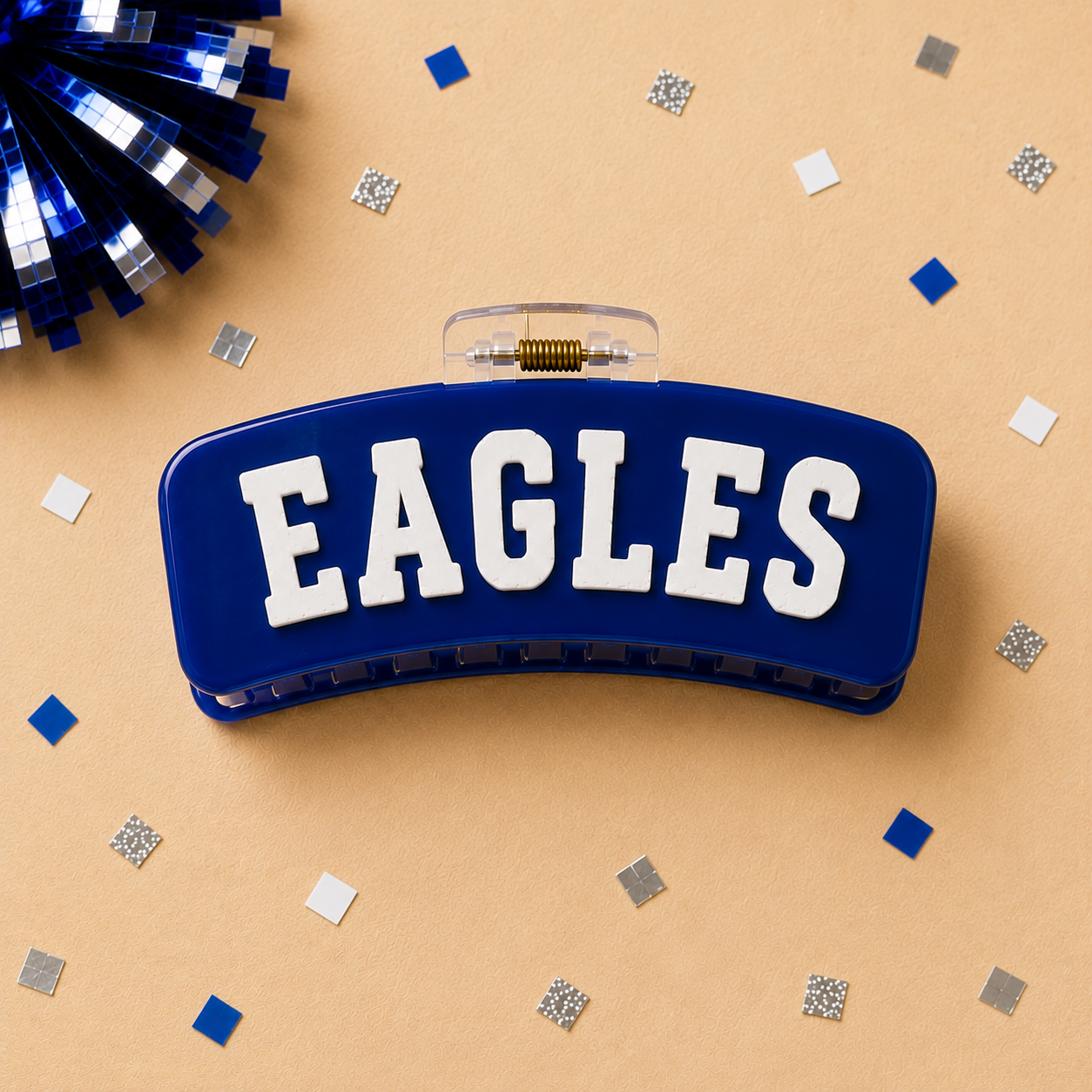 Game Day Acrylic Hair Claw Clip