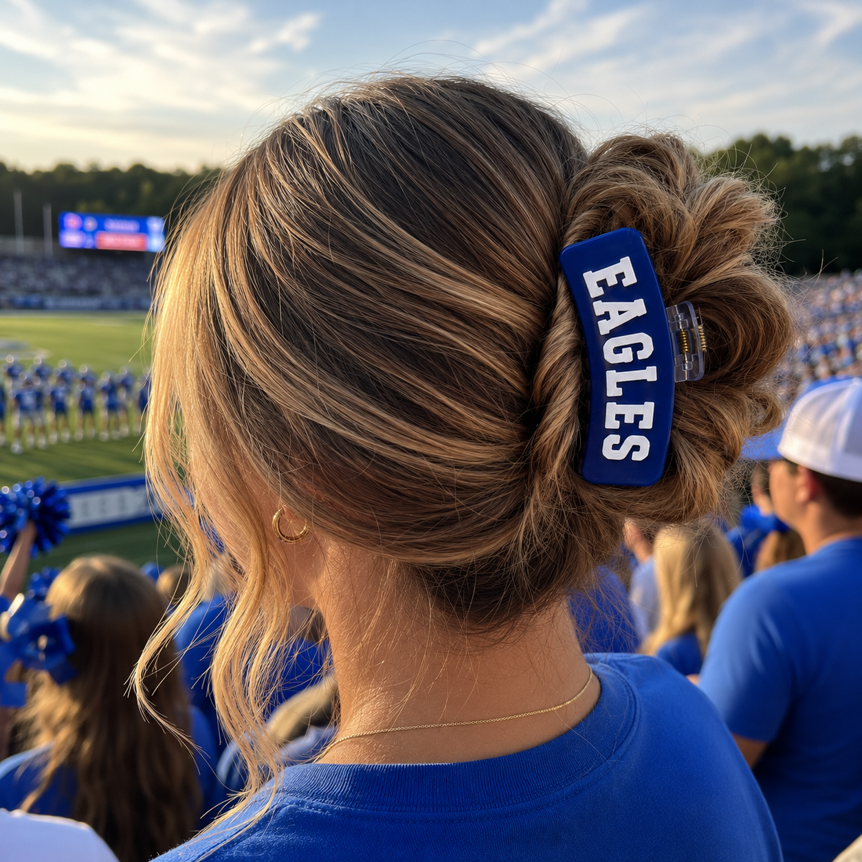 Game Day Acrylic Hair Claw Clip