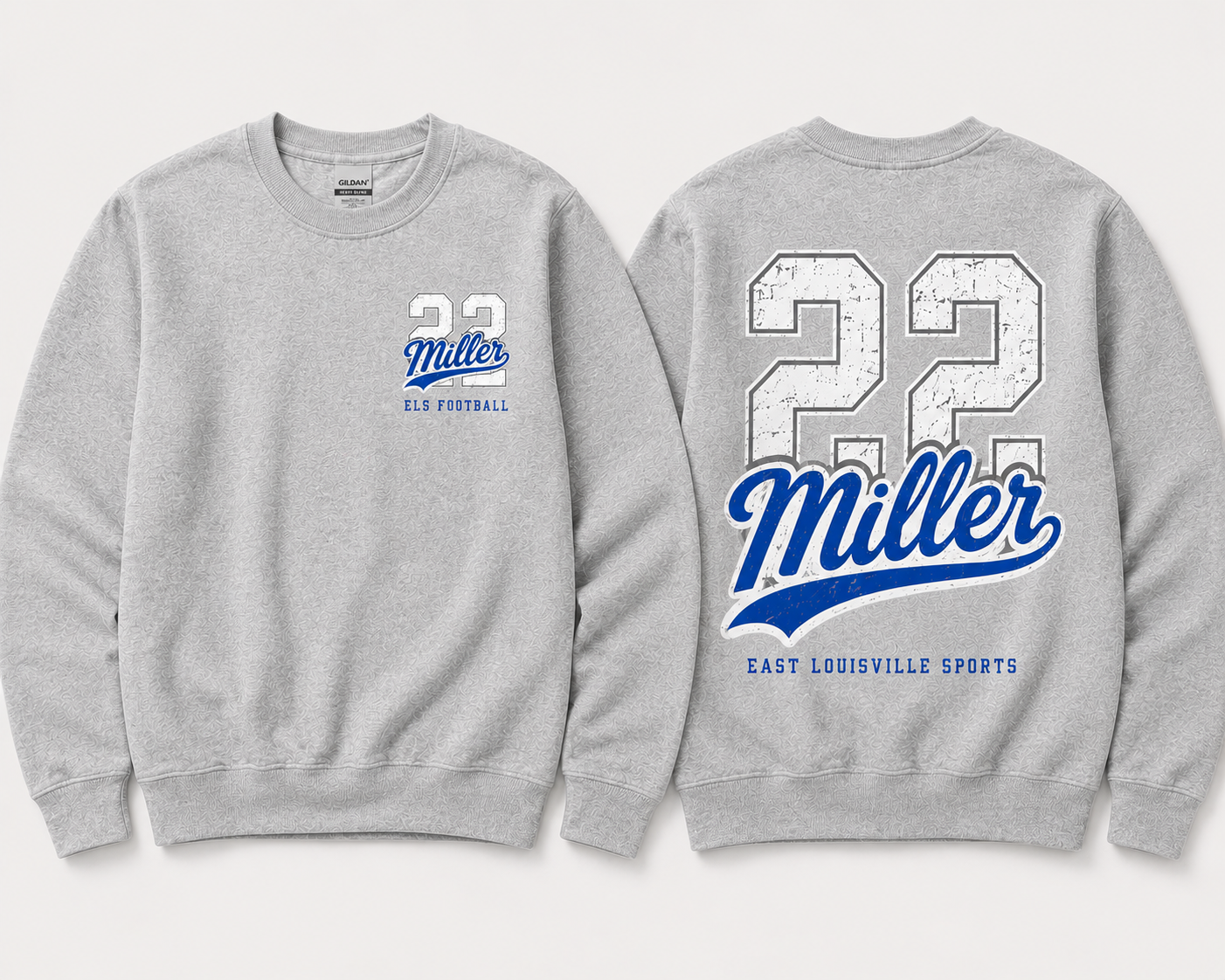 Personalized Varsity Player Tee & Crewneck