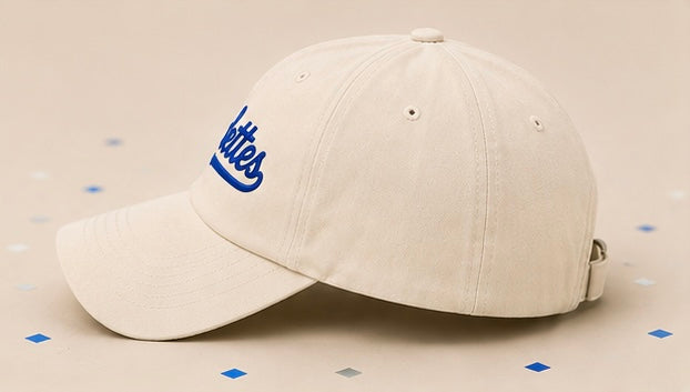 Eaglettes Embroidered Hat | Ivory Baseball Cap | Cheer Spirit Hat