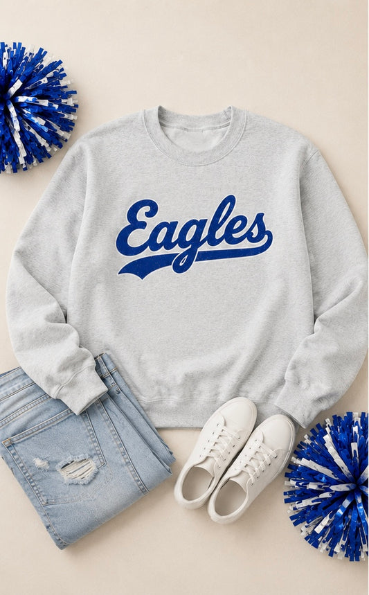 Eagles Retro Script Crewneck