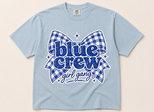 Blue Crew Girl Gang Tee
